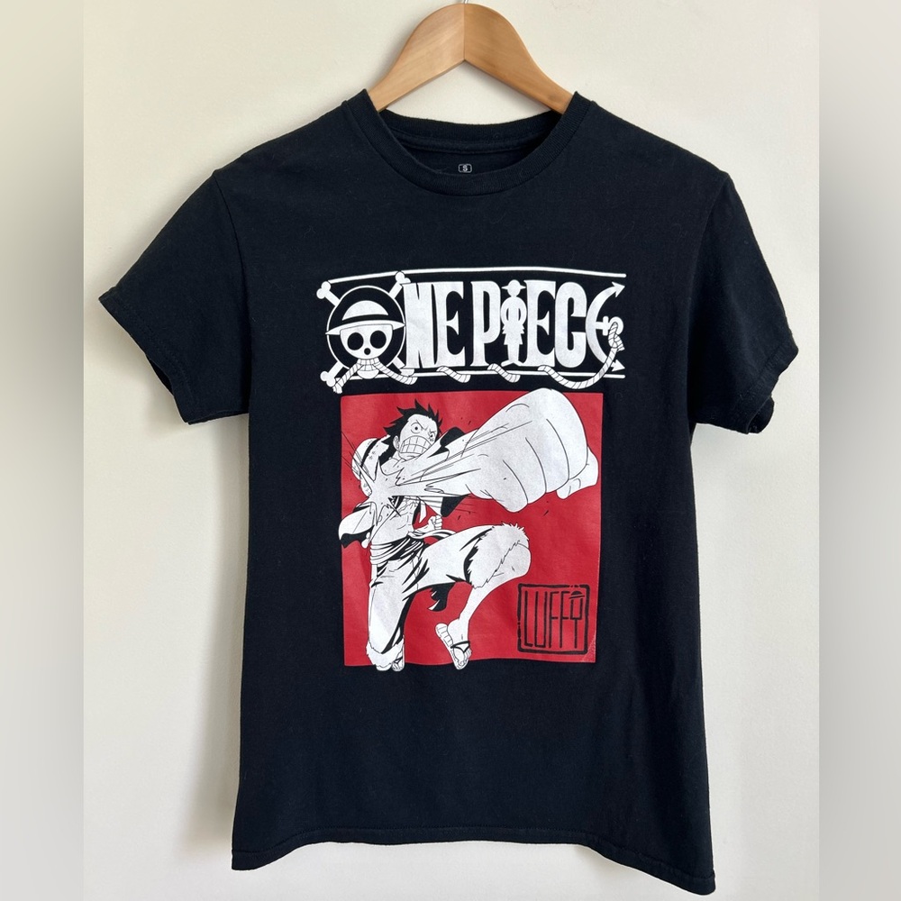 ONE PIECE Anime graphic graphic tee - Luffy character- Toel Animation - Sz S